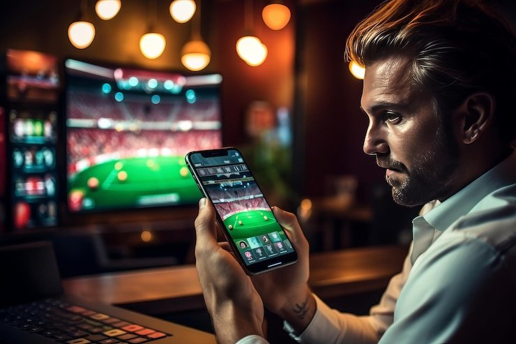 Tampilan dealer kasino langsung profesional dalam permainan baccarat di platform digital