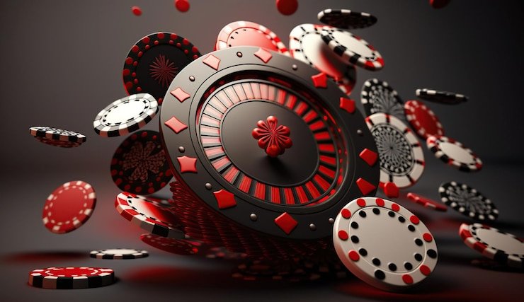 Meja roulette kasino langsung dengan dealer dan bola sedang berputar menghadirkan pengalaman otentik